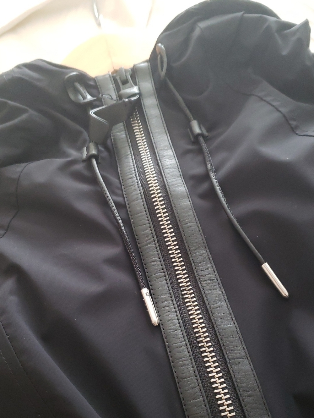 Mackage Black Windbreaker Pullover Jacket